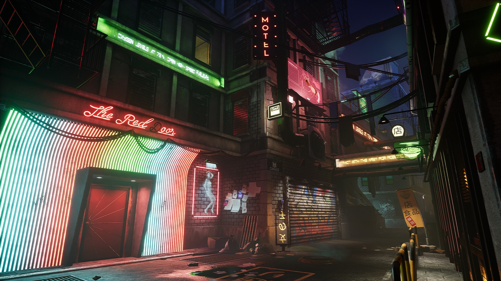 ArtStation - Cyber Alley UE4