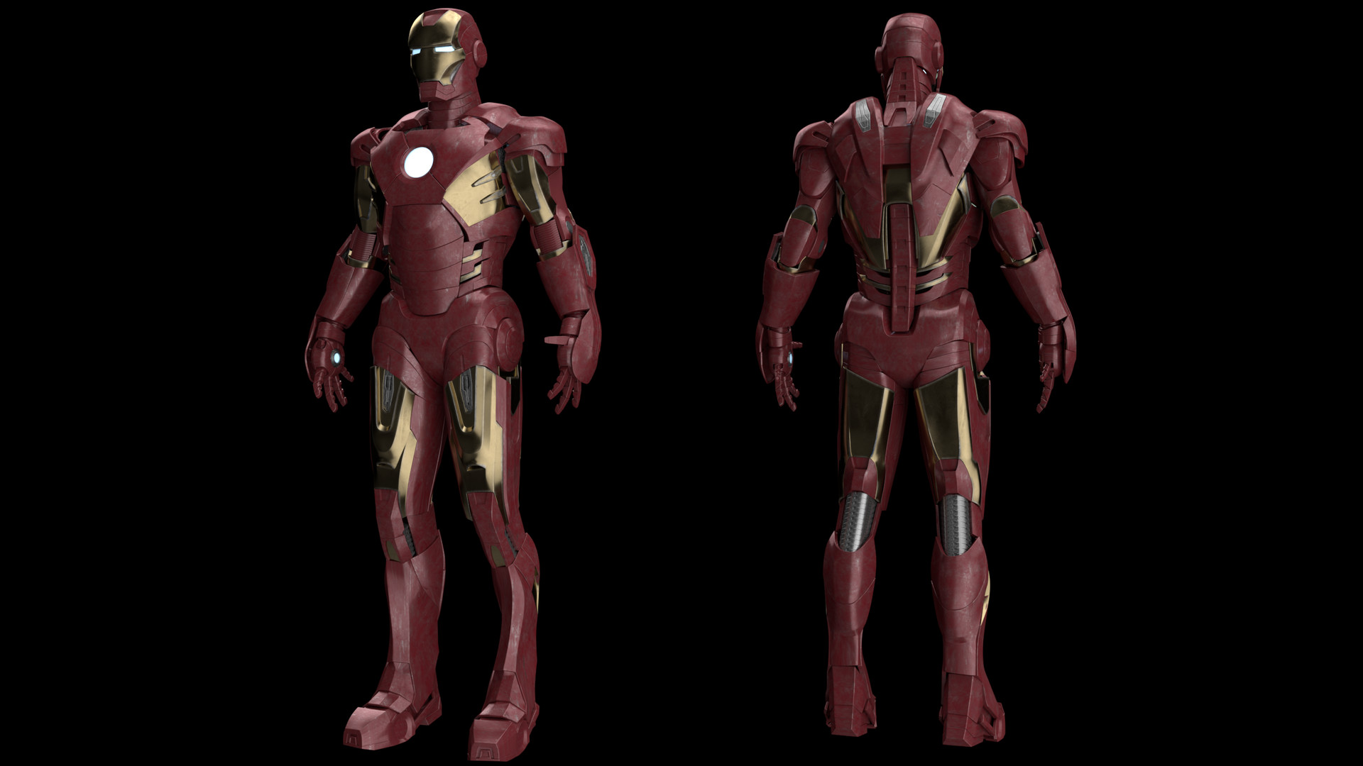 ArtStation - Iron Man Mk7 - 3D Model
