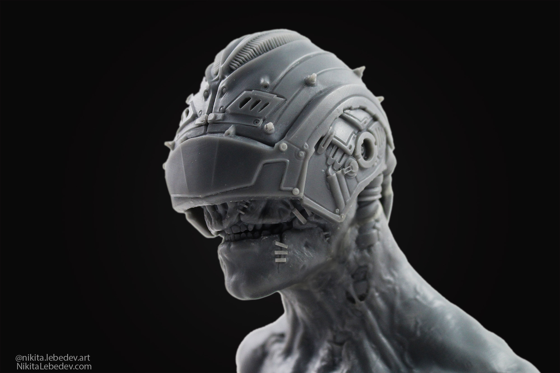 ArtStation - Cyborg Resin Bust