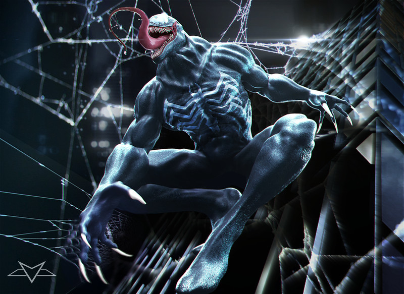 ArtStation - Venom | SpiderMan 3D Art - Aneesh [2017]