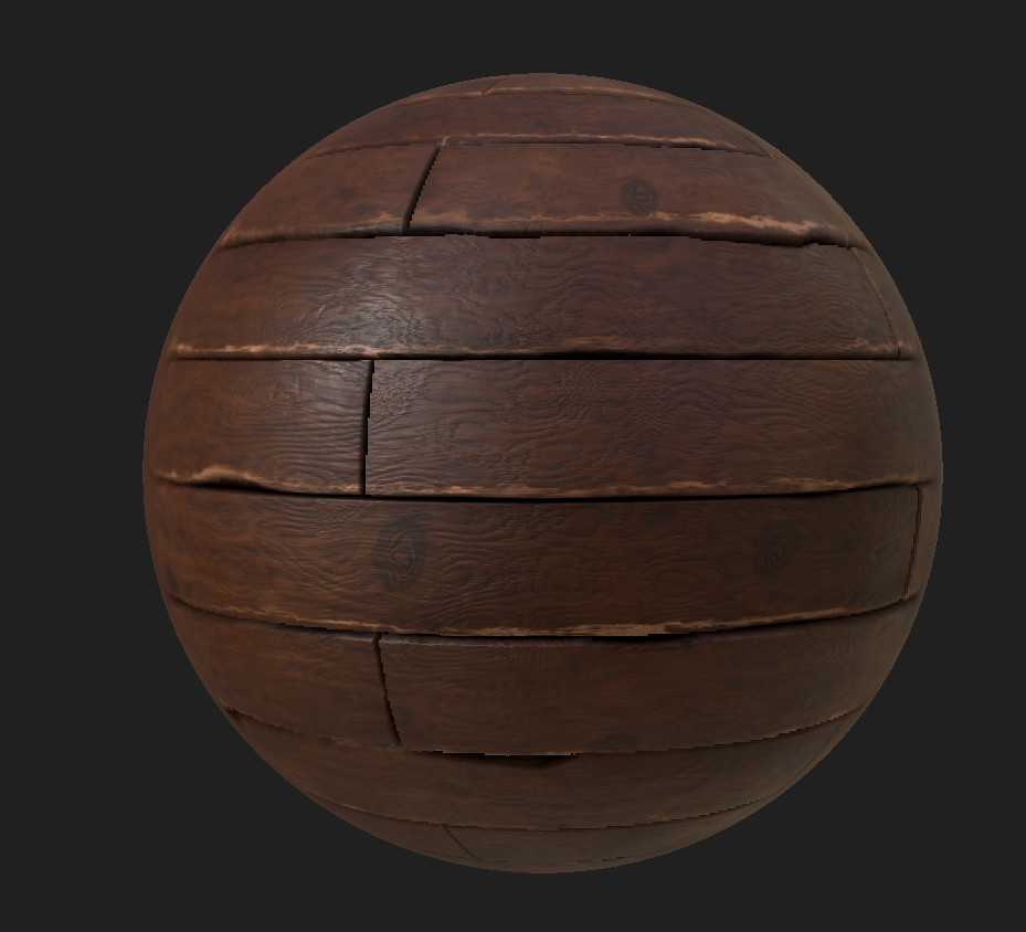 ArtStation - Wood planks material