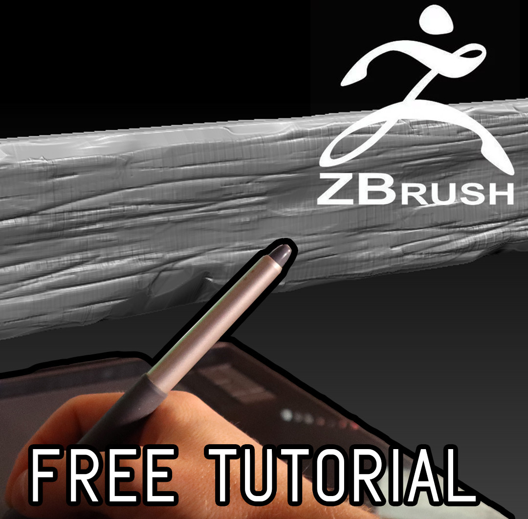 zbrush create wooden curved pole