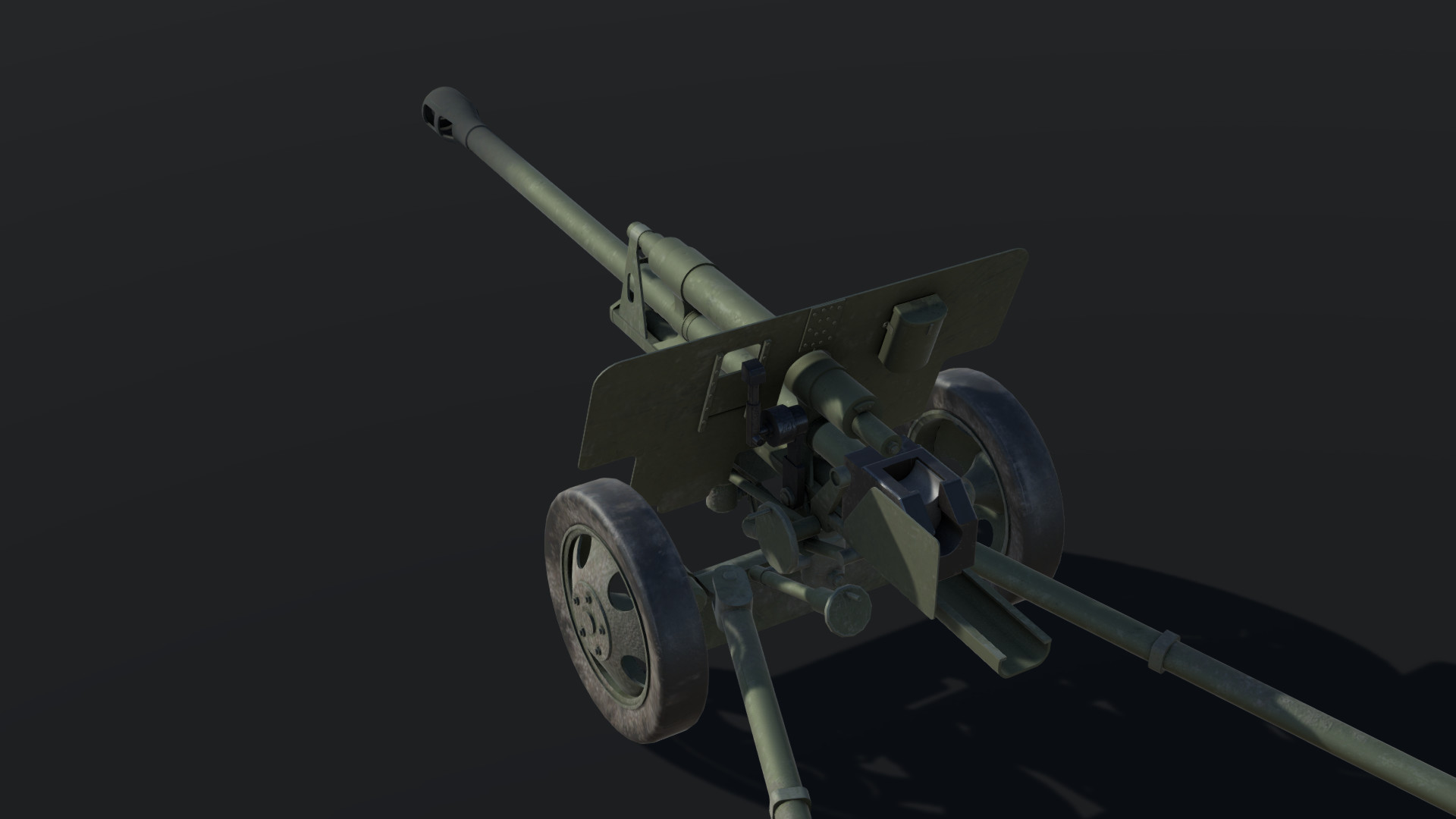 Artstation - Zis-3 Field Gun