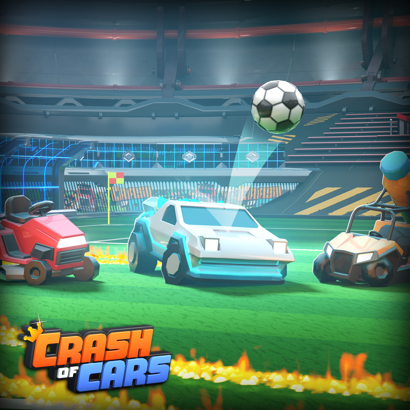 ArtStation - Stadium - Crash of Cars - Splash Screen