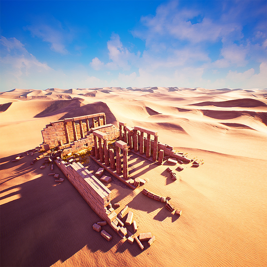 ArtStation - Ancient Desert Ruins (UE4)