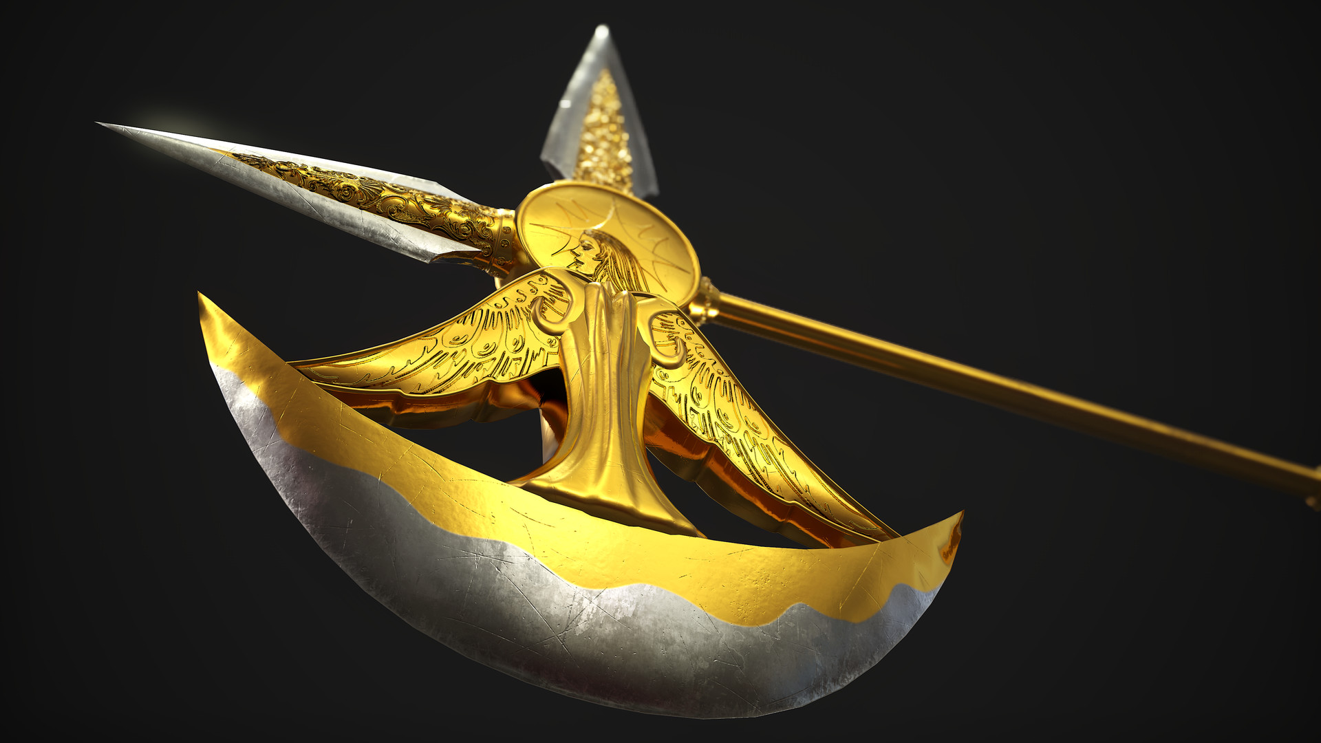 ArtStation Divine Axe Rhitta