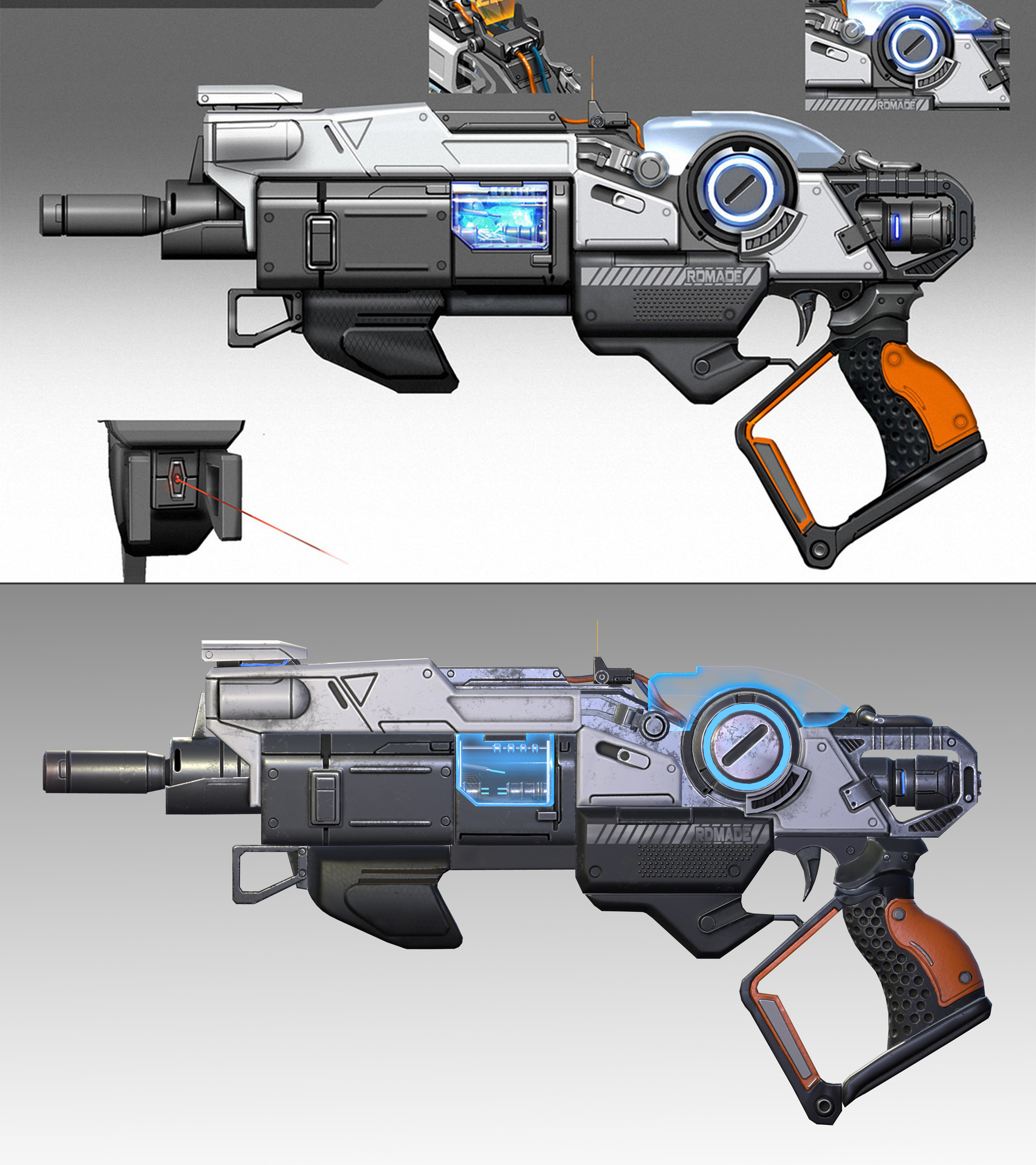 ArtStation - Sci-Fi Pistol