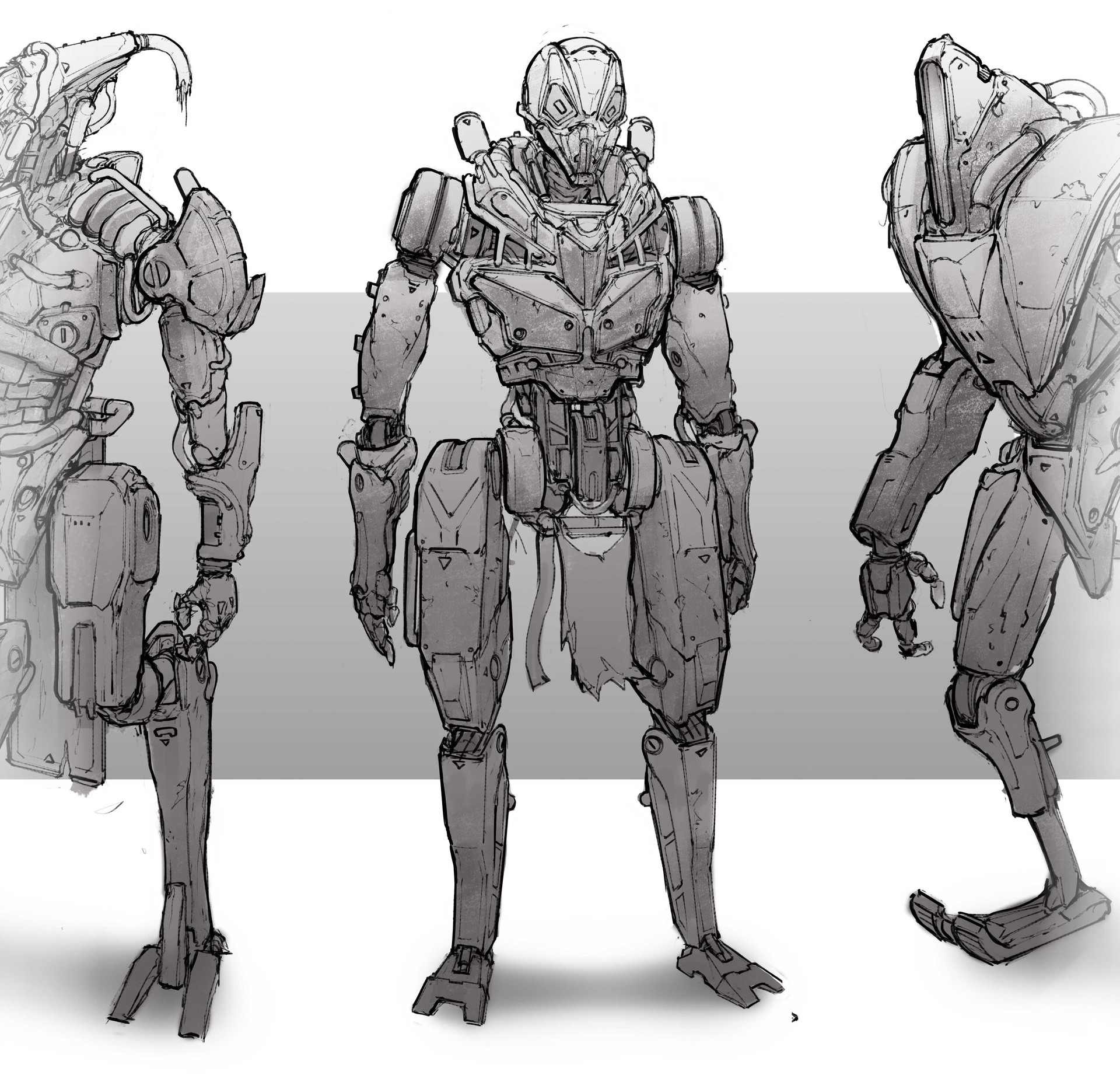 ArtStation - Robot/Mech Sketches