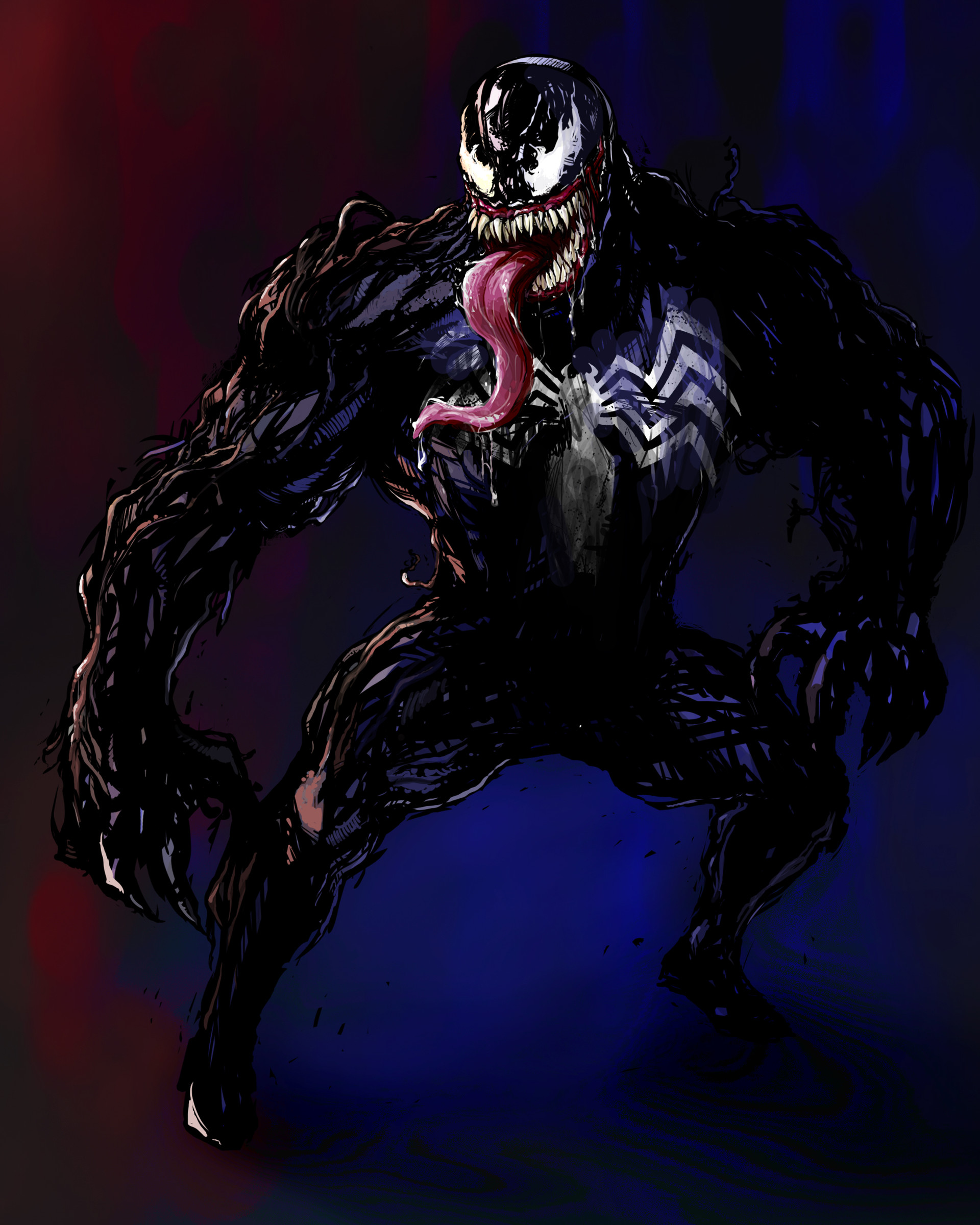 ArtStation - Venom Fan art sketch