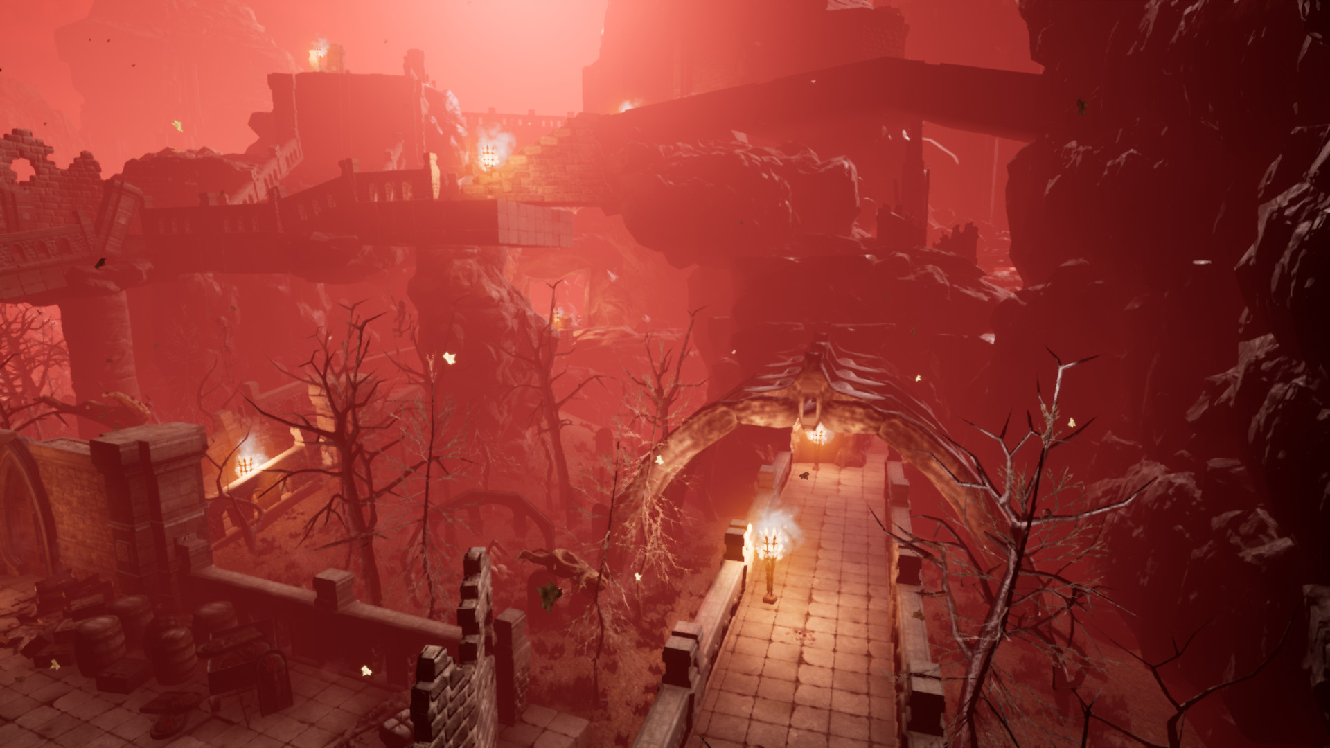 ArtStation - Blood in the Sky - Level Desing and Art - Unreal Engine