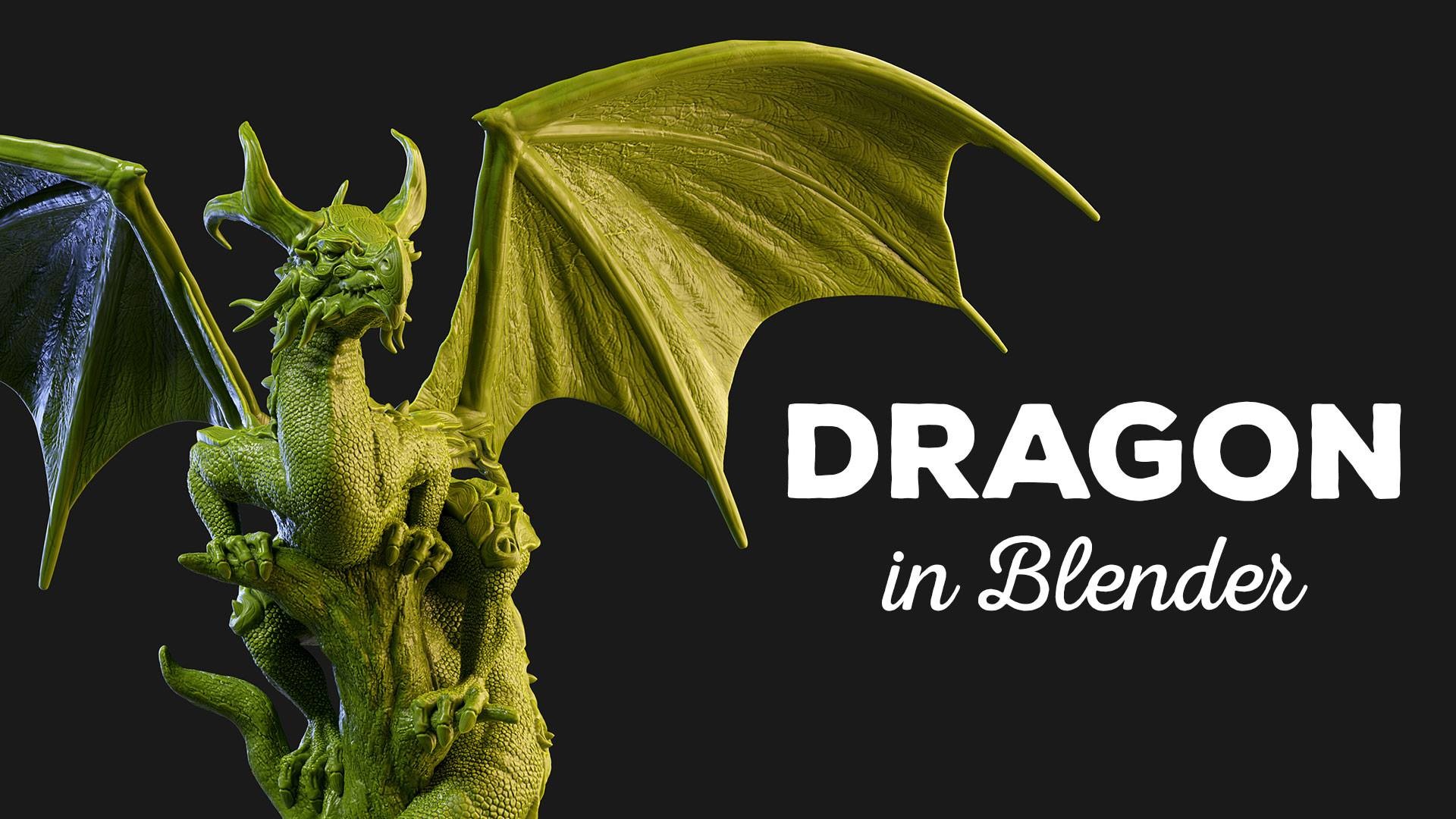 blender 3d dragon model download
