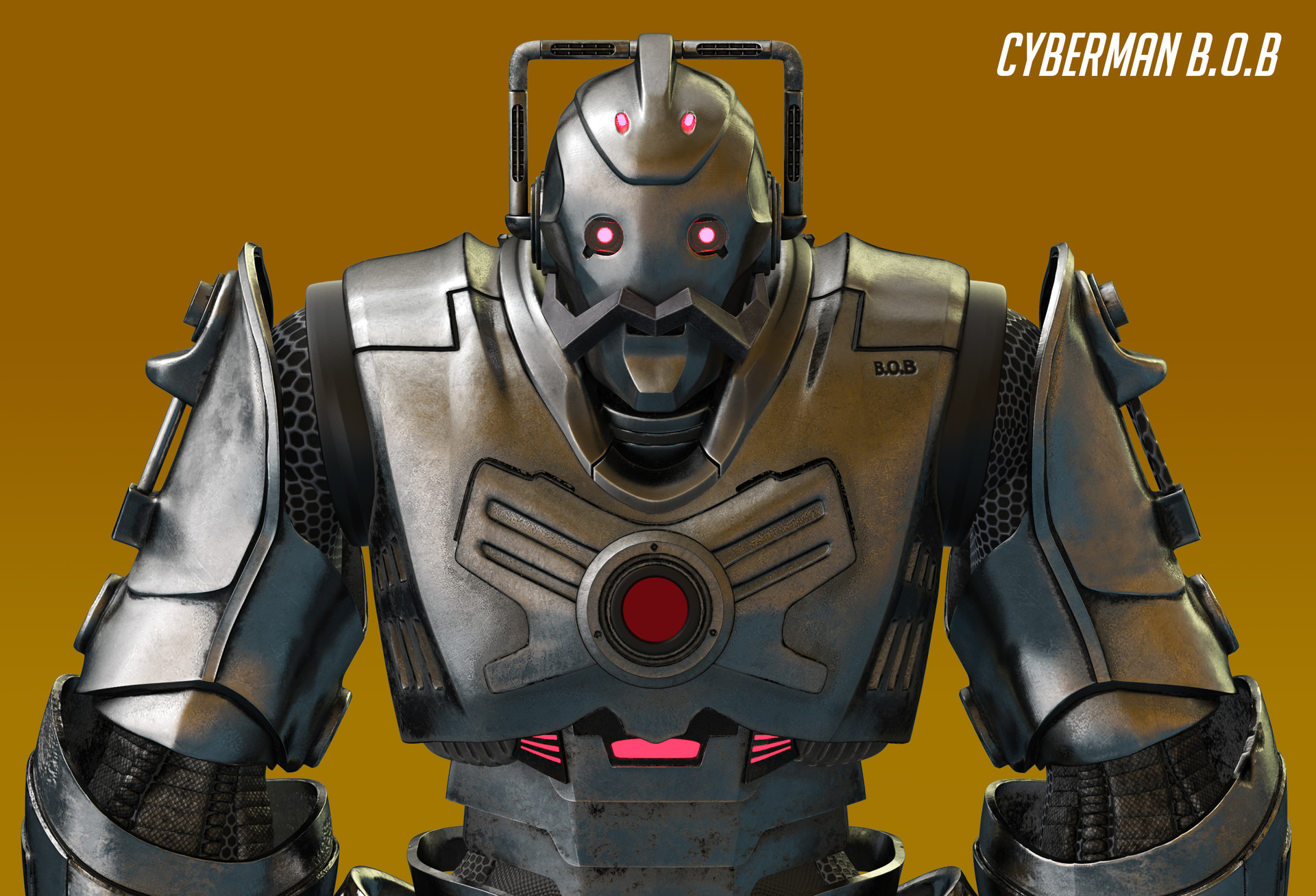 ArtStation - CYBERMAN B.O.B (OVERWATCH FANART)