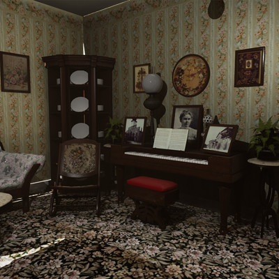 Lizzie Borden Living Room