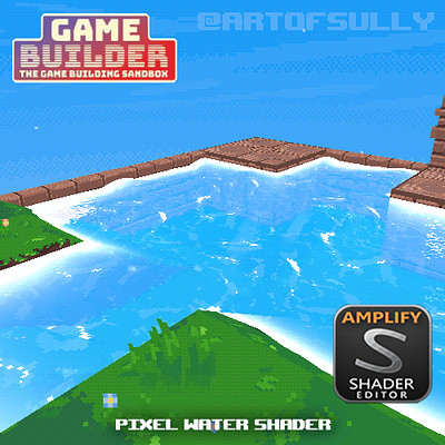 Pixel Water Shader (asset for 'Game Builder')