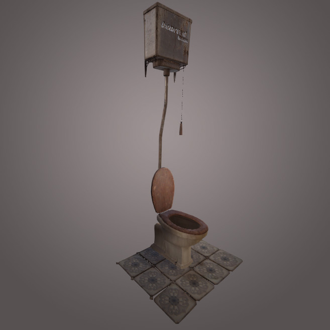 ArtStation 1920s Toilet   Martin Schemmel Toilet1 