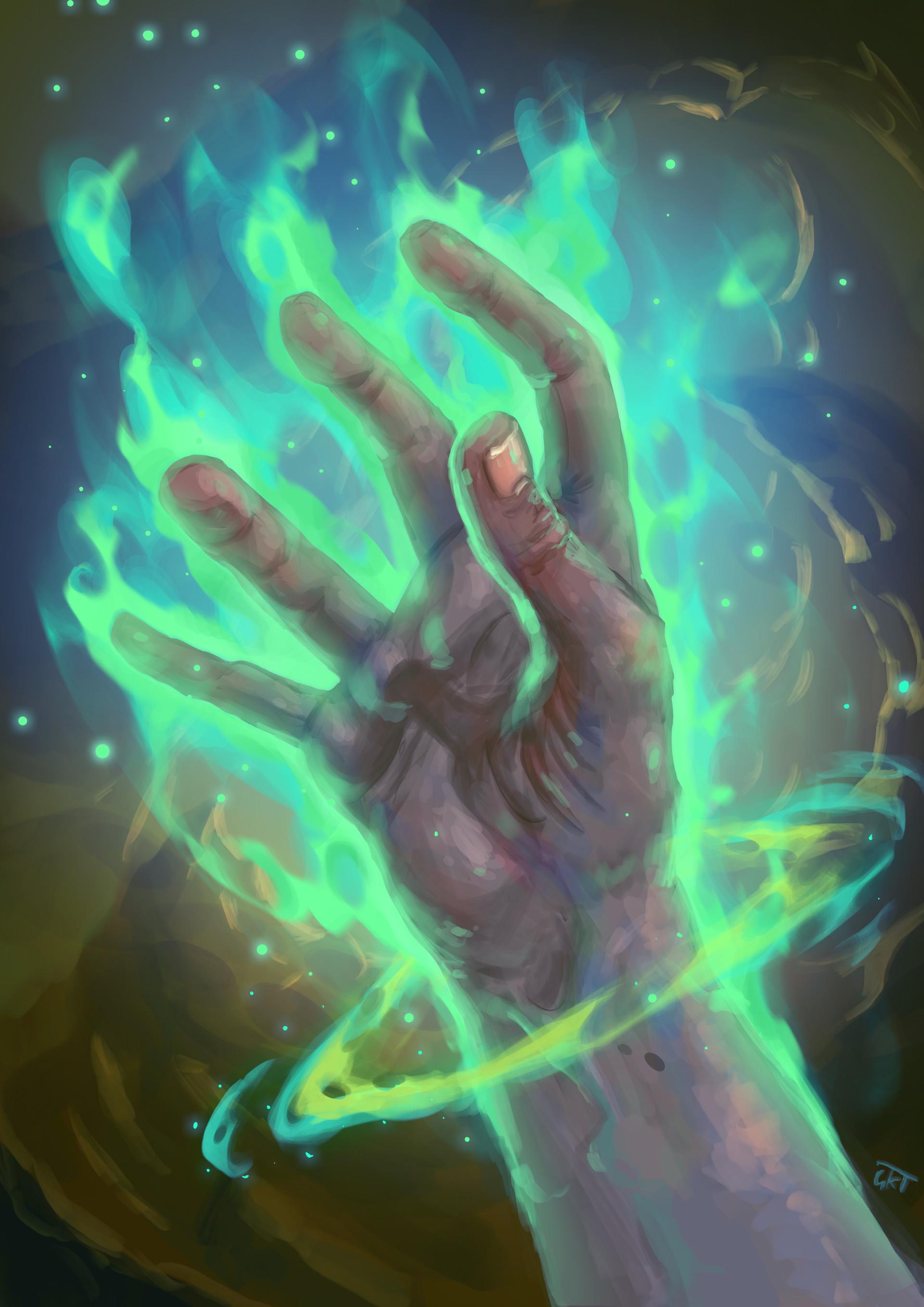 ArtStation Magic hand