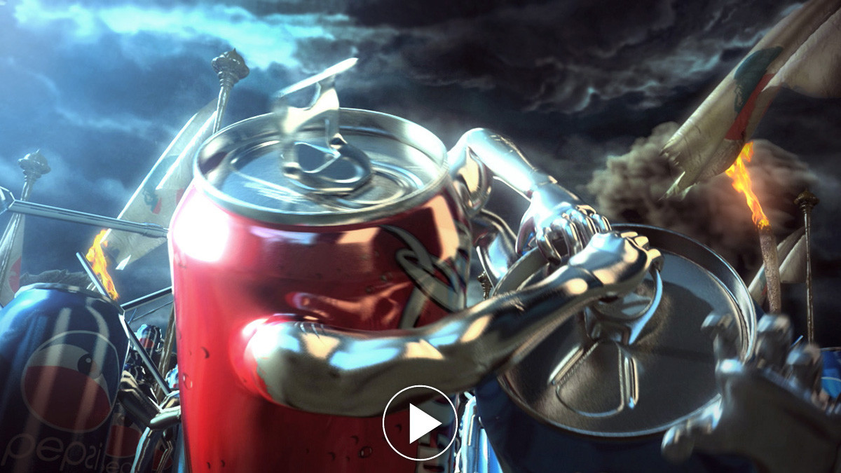 ArtStation Coca cola Vs Pepsi spec commercial