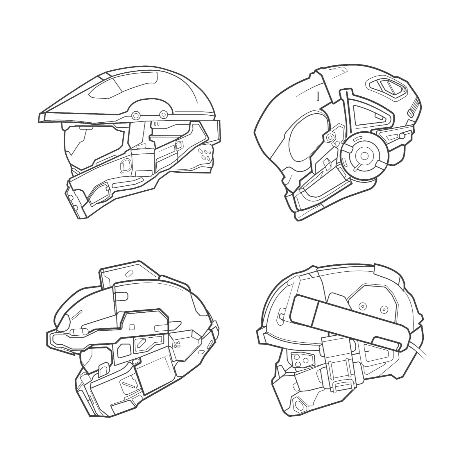 halo spartan helmet clip art