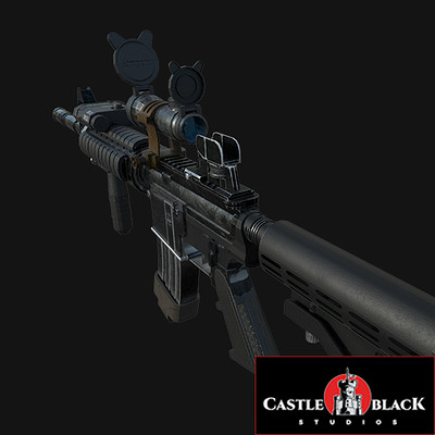 Castle black studios pbr gun1 artstation00