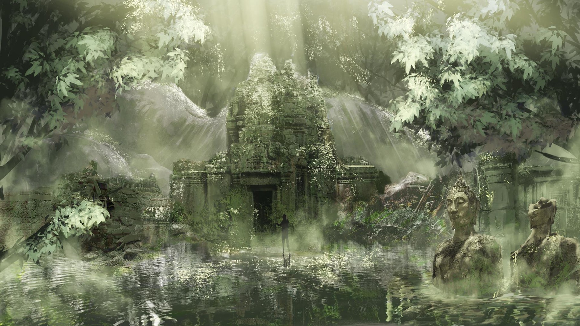 Artstation - Thai Ruin Temple Environment