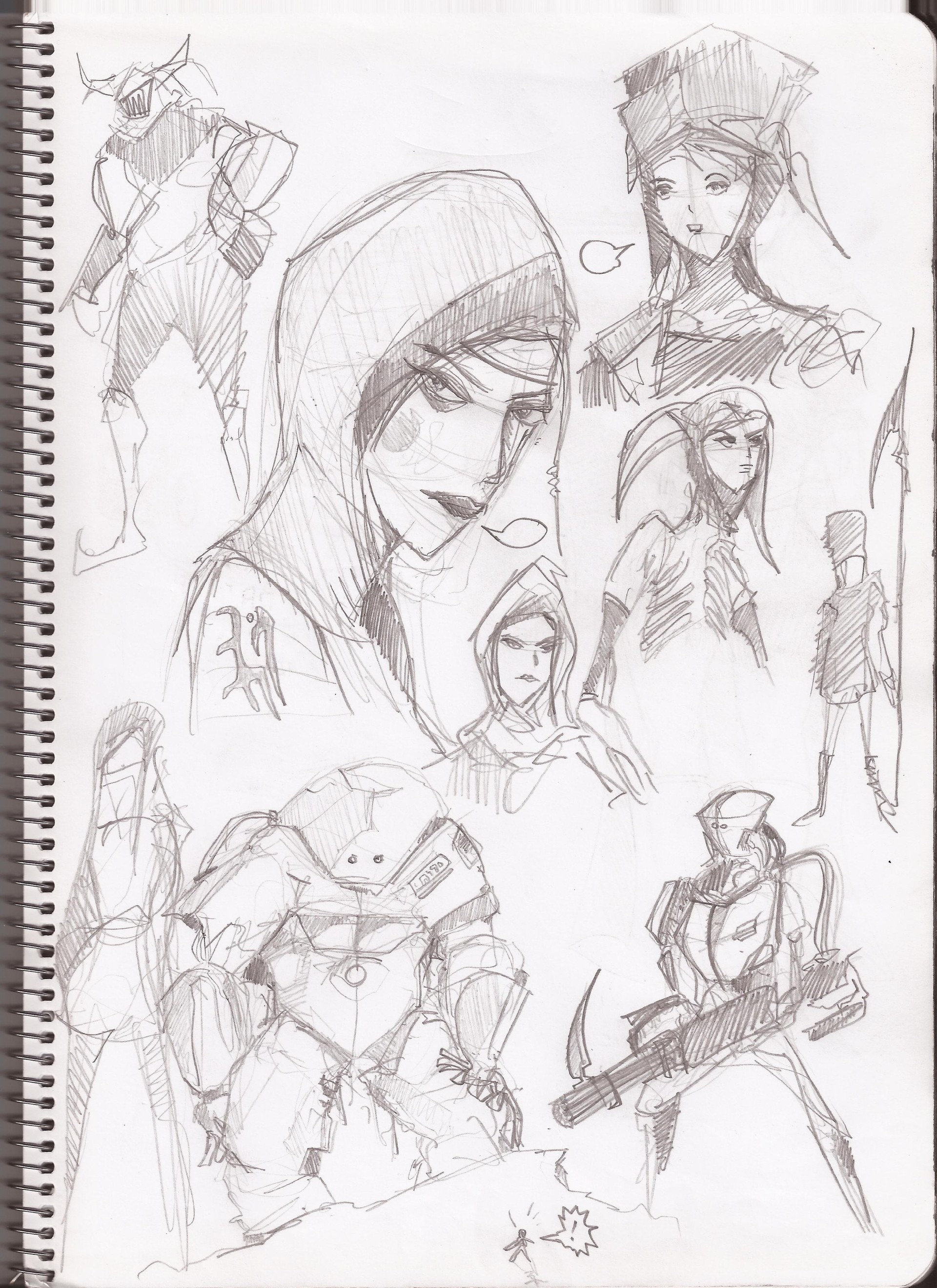 ArtStation Ol' sketchbook (pen n' pencil)