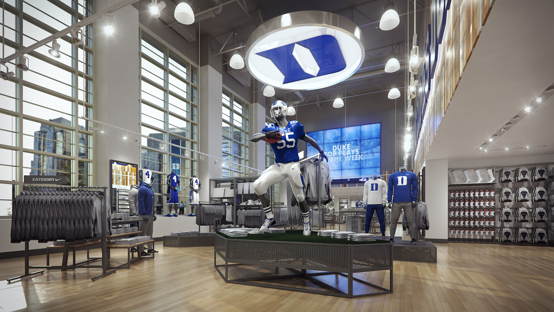 Duke University Nike Store, Matthew Wolf