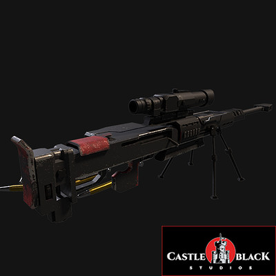 Castle black studios pbr gun2 artstation00