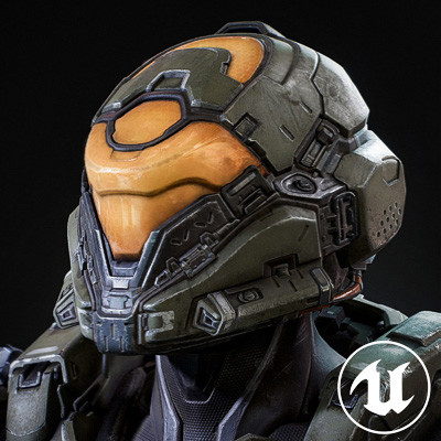 ArtStation - Halo armor bust ue4