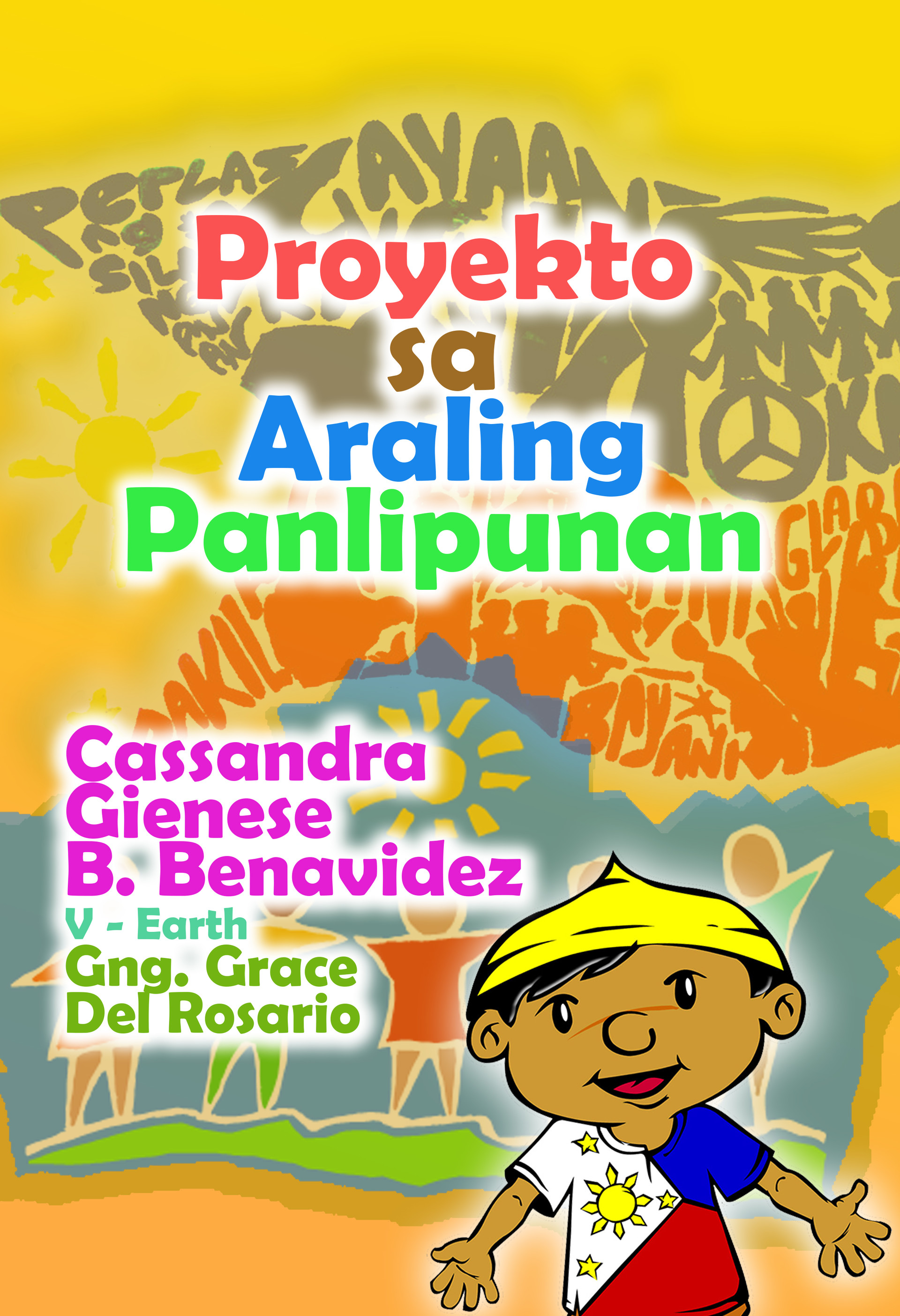maunlad na pamayanan clipart of children