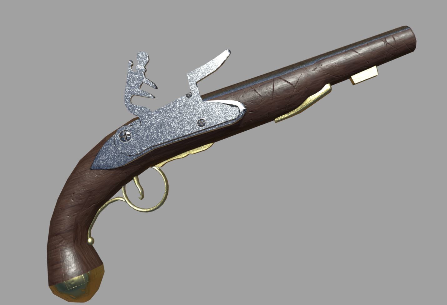 ArtStation - FlintLock_Pistol