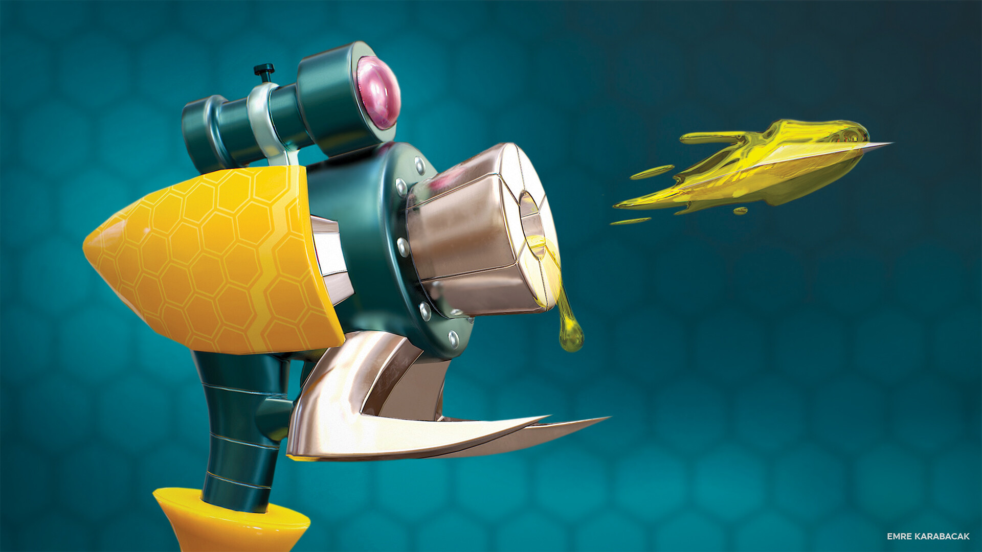 ArtStation Wasp 17 Dart Gun