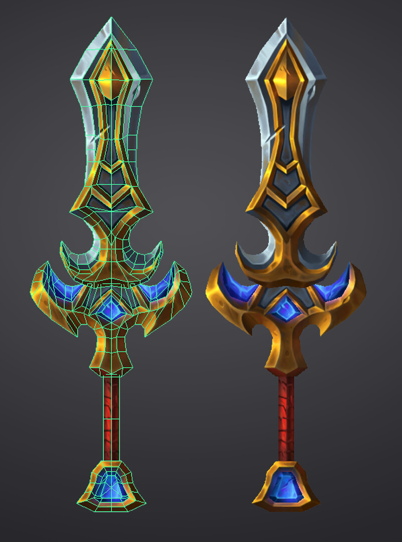 Artstation - 3d Sword