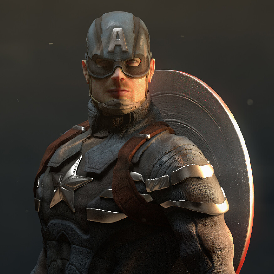 Artstation - Captain America By Felipe Fierro