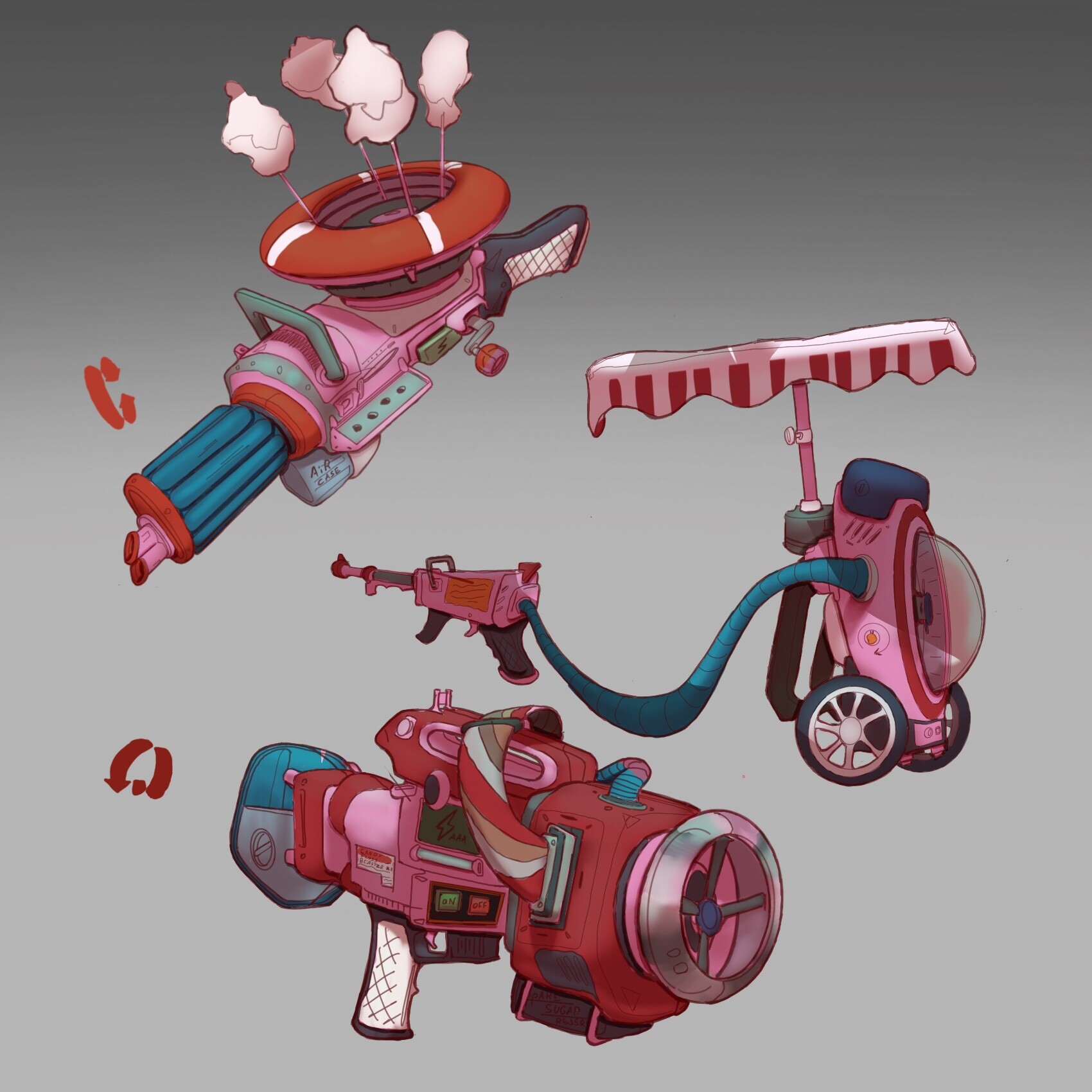 Artstation - Candy Floss Guns