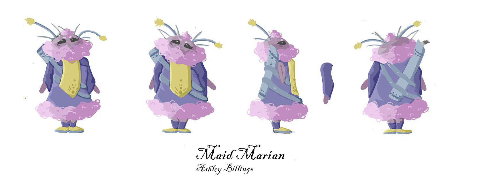 ArtStation - Maid Marian turnaround
