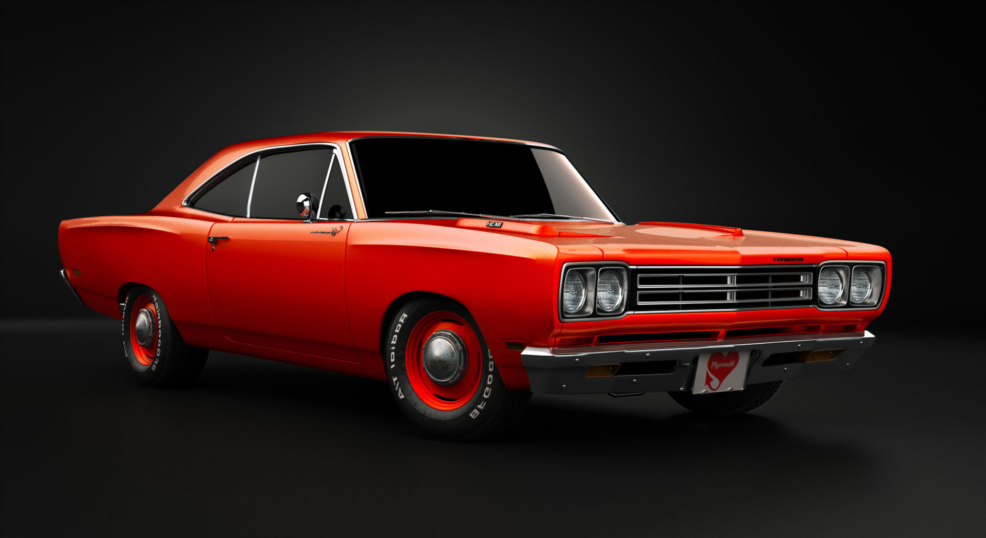 ArtStation - Plymouth Road Runner 69