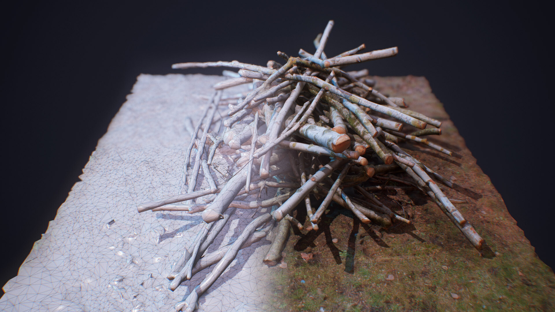 Realistic Wood Logs - game props