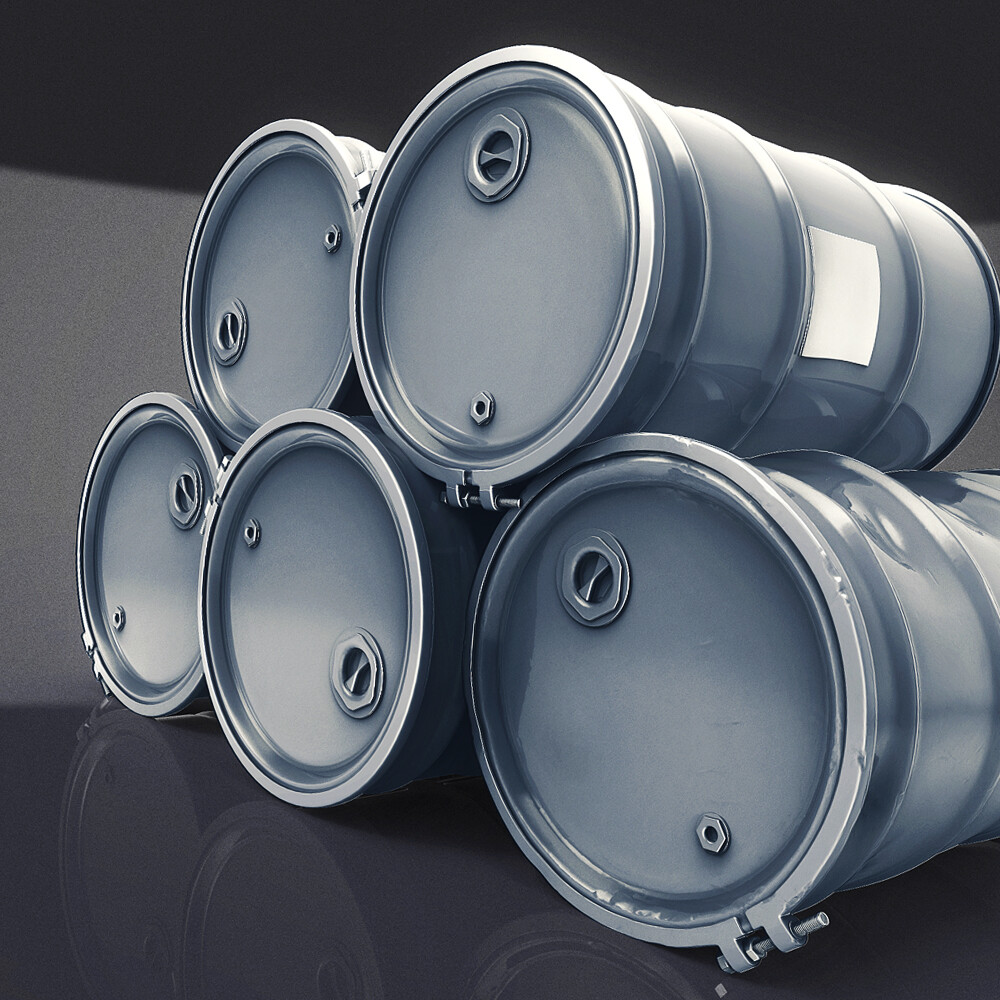 3d steel. Steel Drum. Steel Barrel. Drum Barrels. STL Barrel Metal model.