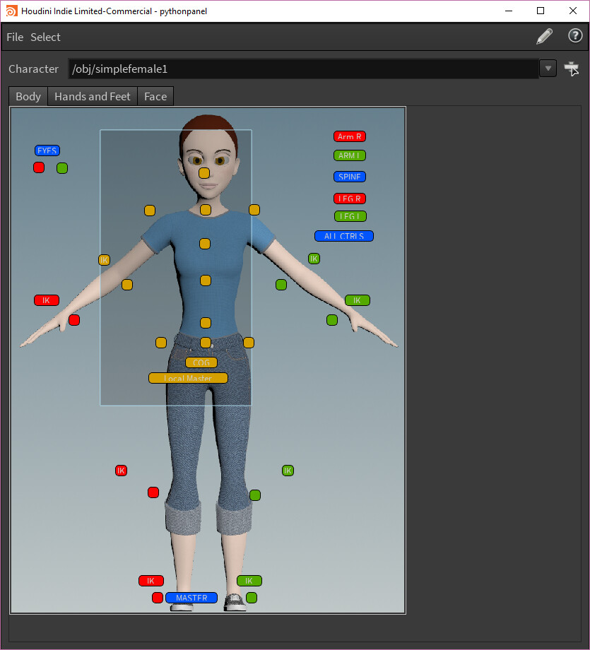 ArtStation - Houdini Character Picker