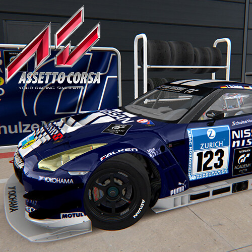 Artstation - Nissan Gt-r N24 Schulze Motorsports 2013 For Assetto Corsa