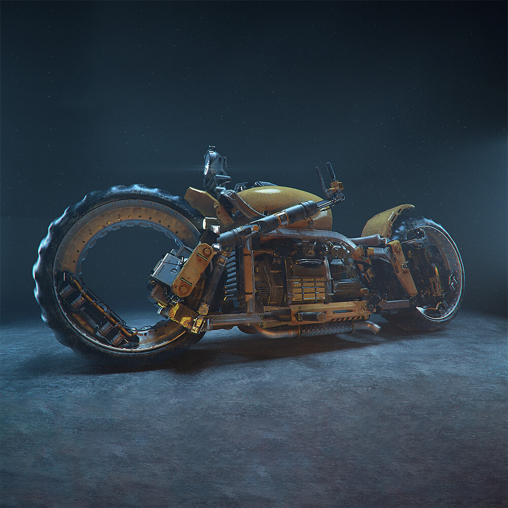мотоцикл из cyberpunk фото 59