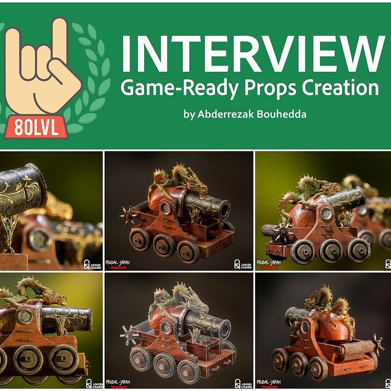 80.LV - Game-Ready Props Creation