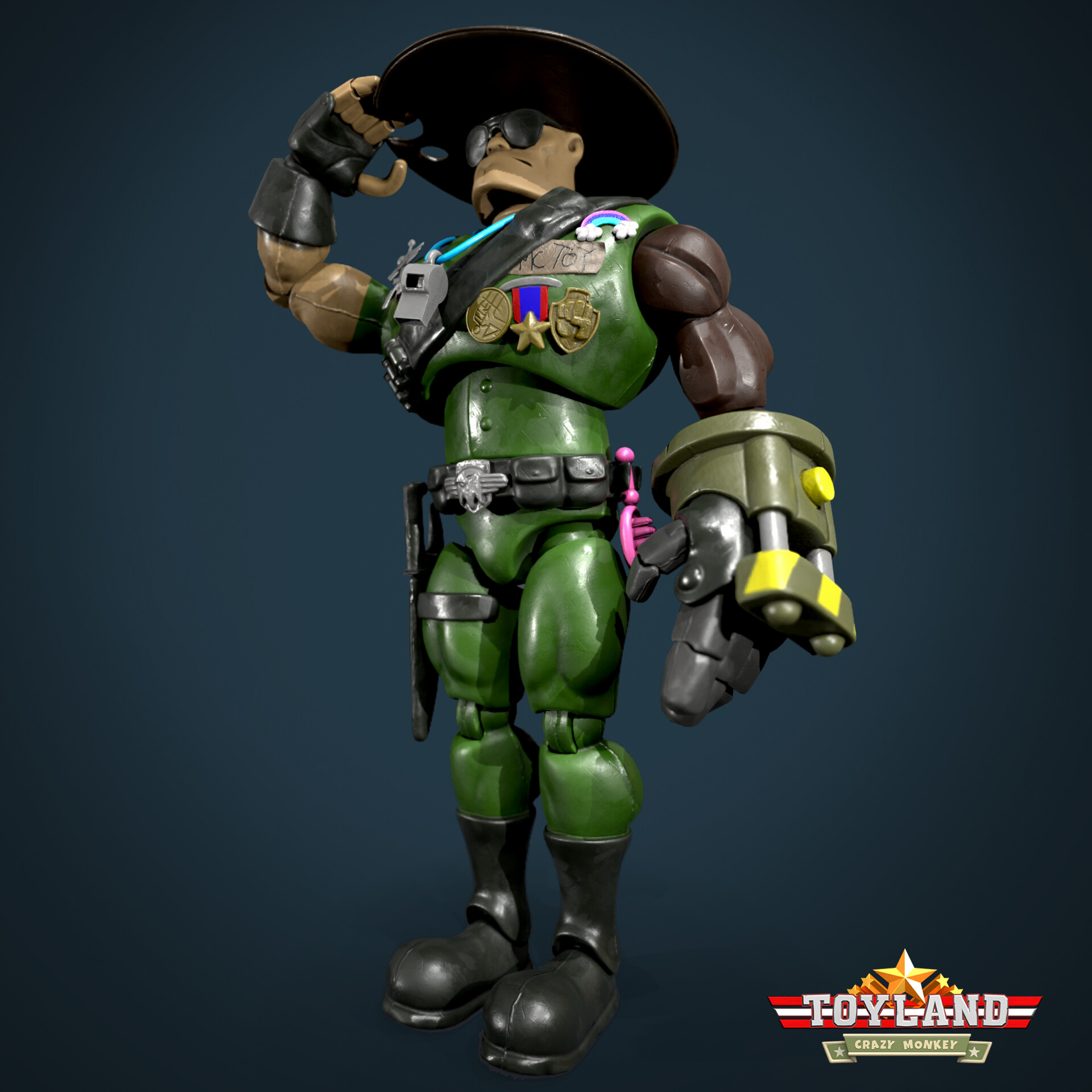 ArtStation - 3d character crazy monkey