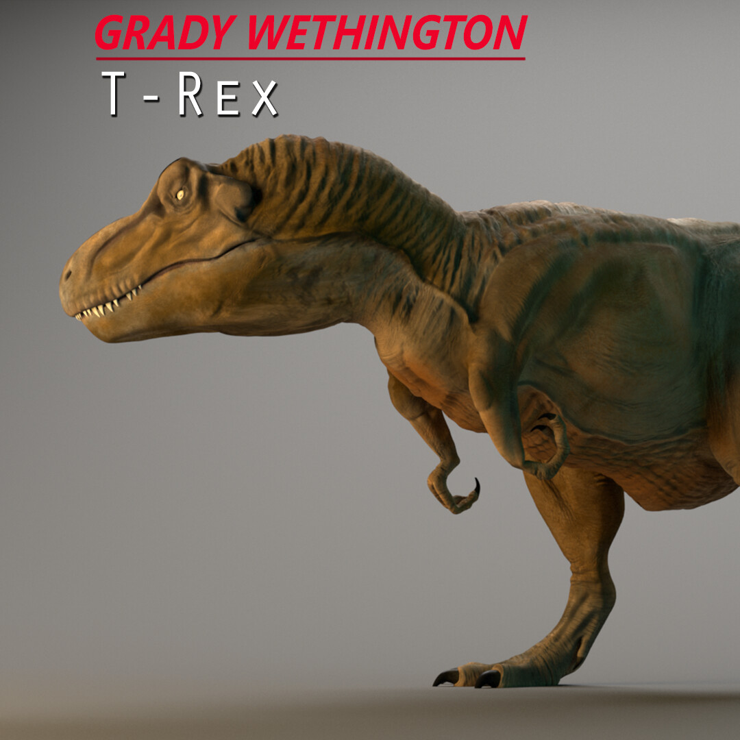 ArtStation - T-Rex - Model/Texture
