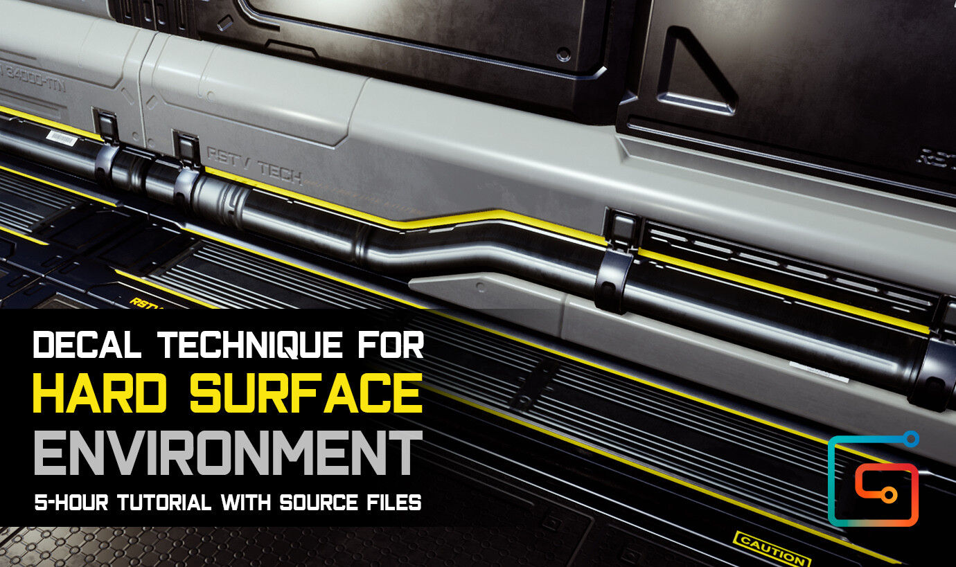 Sergey Tyapkin Portfolio Gumroad Decal Technique For Hard Surface