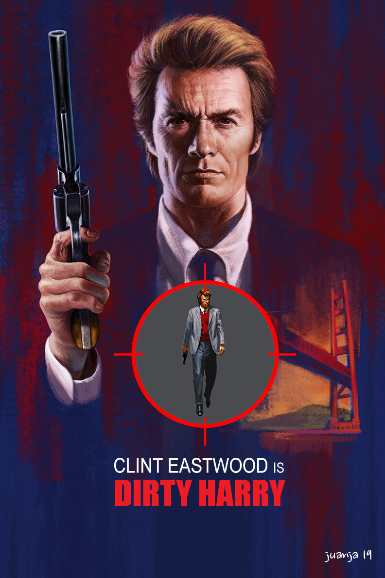 ArtStation - Dirty Harry poster concept