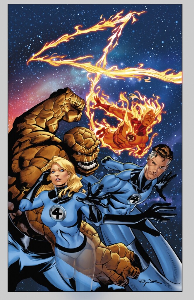 Max Raynor - Fantastic Four artwork for Upperdeck card building game