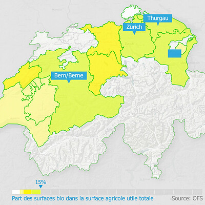Data Visualization Swiss OFS Agriculture 