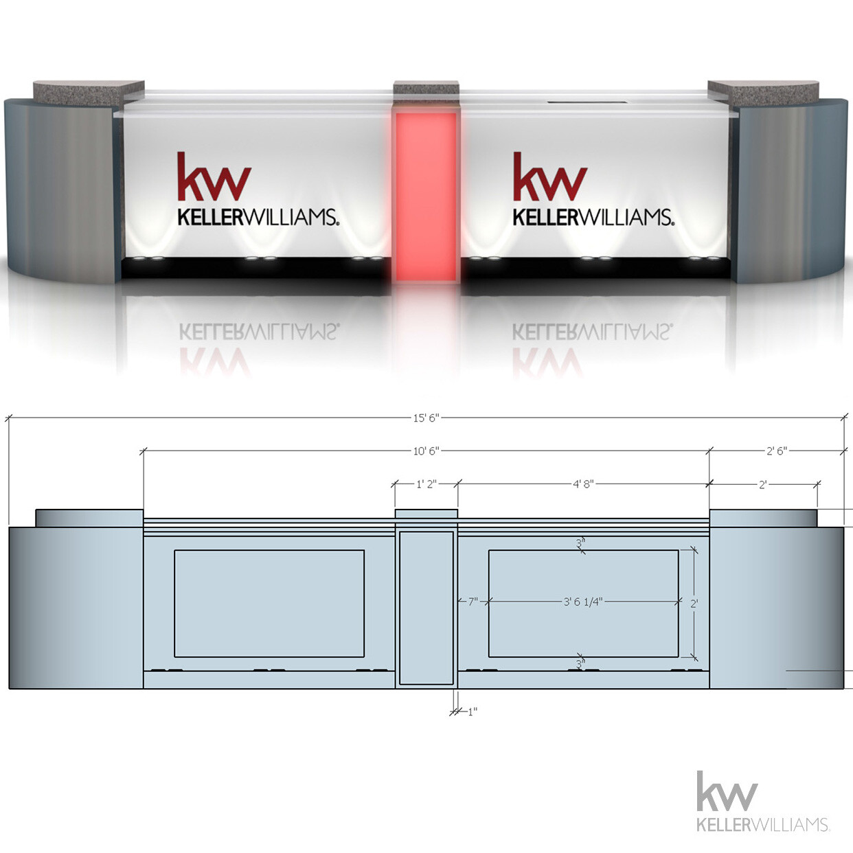 Keller Williams News Conference Desk