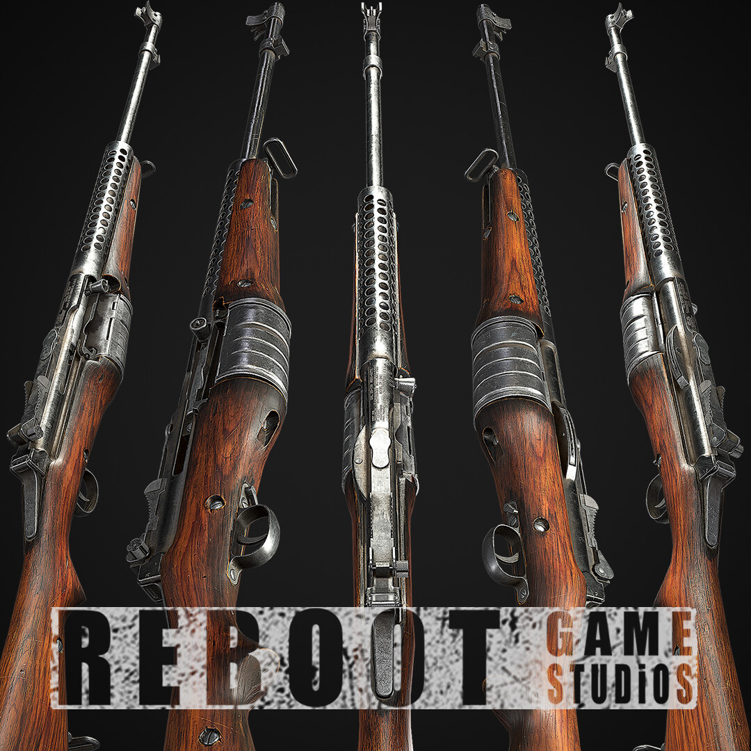 ArtStation - M1941 Johnson rifle